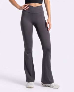 Grey Leggings White Bck — Outfield Active